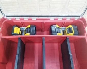 Deep Packout Dewalt 20V 2 Battery Holder for 48-22-8432 (Batteries Not Included)