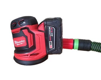 Adaptor Compatible with Milwaukee Cordless Sander/Festool 27mm Hose Connection