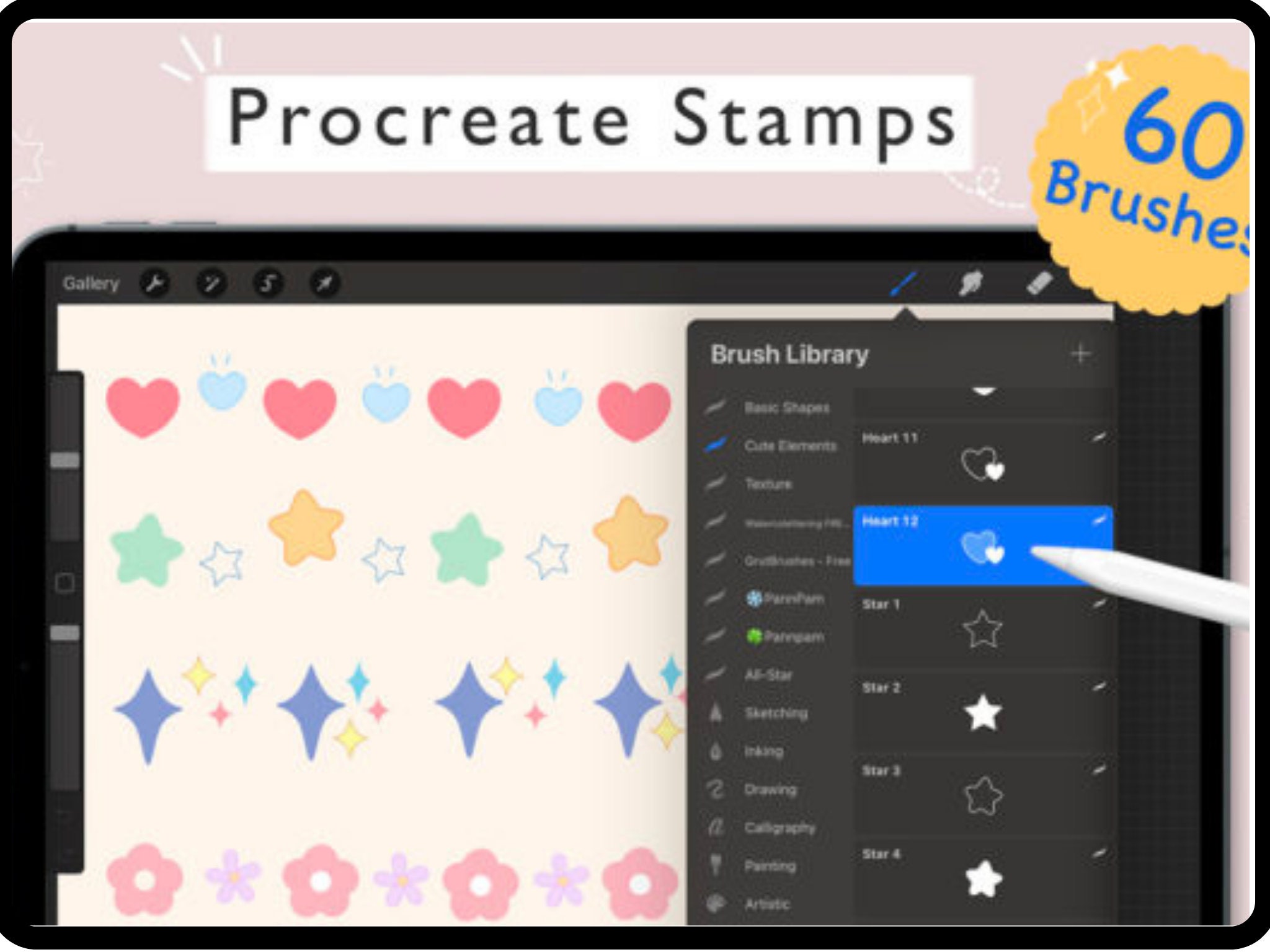 procreate stamp brushes free download