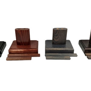 Handmade Baseball Glove/Mitt Display Stand/Drying Rack-Wood-Stained and Sealed-4 Different Colors to Choose From!