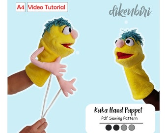 Hand Puppet Sewing Pattern (PDF Pattern)