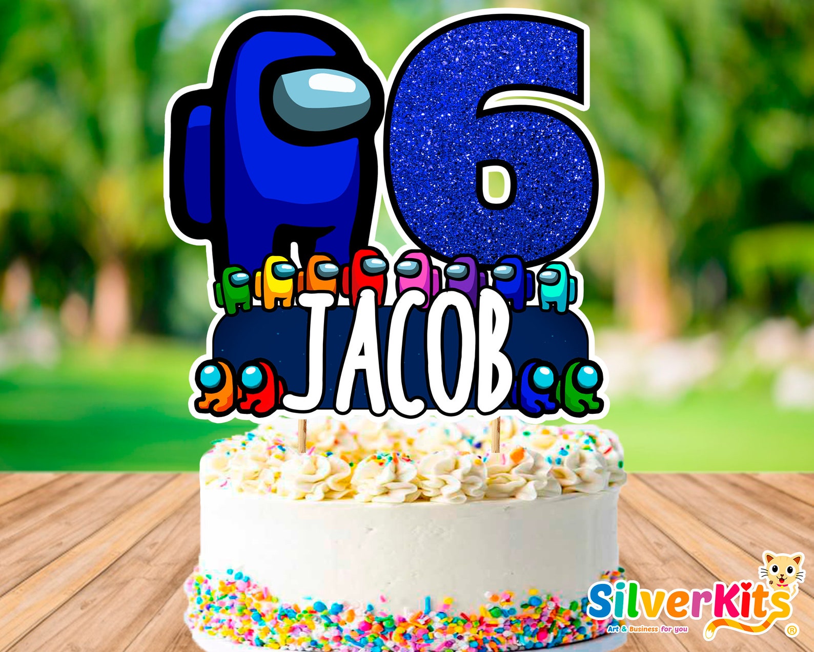 among us cake topper among us cupcake toppers with 20 etsy