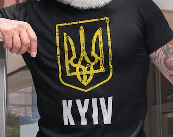 Ukraine T shirt Custom Made Add Your Own City Support Ukraine Flag Trident Shirt Kyiv Odesa Kharkiv Ternopil Lviv Stand With Ukraine shirts
