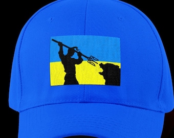 Ukraine Trident Ukrainian Warrior Stand With Ukraine Support Ukraine Hat