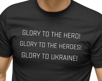 Ukraine T shirts, Zelensky T-shirt, Glory To Ukraine, Glory To The Heroes, Ukrainian T-shirt, Slava Ukraini, Ukraine Shirt