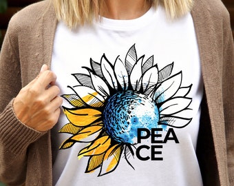 Ukraine shirt , Pray For Ukraine, Ukraine Peace, Sunflower, Ukrainian flag , Ukraine Strong shirt, Stand With Ukraine, Support Ukraine