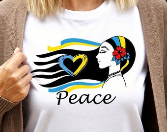 Ukrainian T-Shirt, Ukraine Gift, Ukraine Shirt, Ukrainian Gift, Support Ukraine, Ukraine Shirt, Ukrainian Girl, Peace Ukraine
