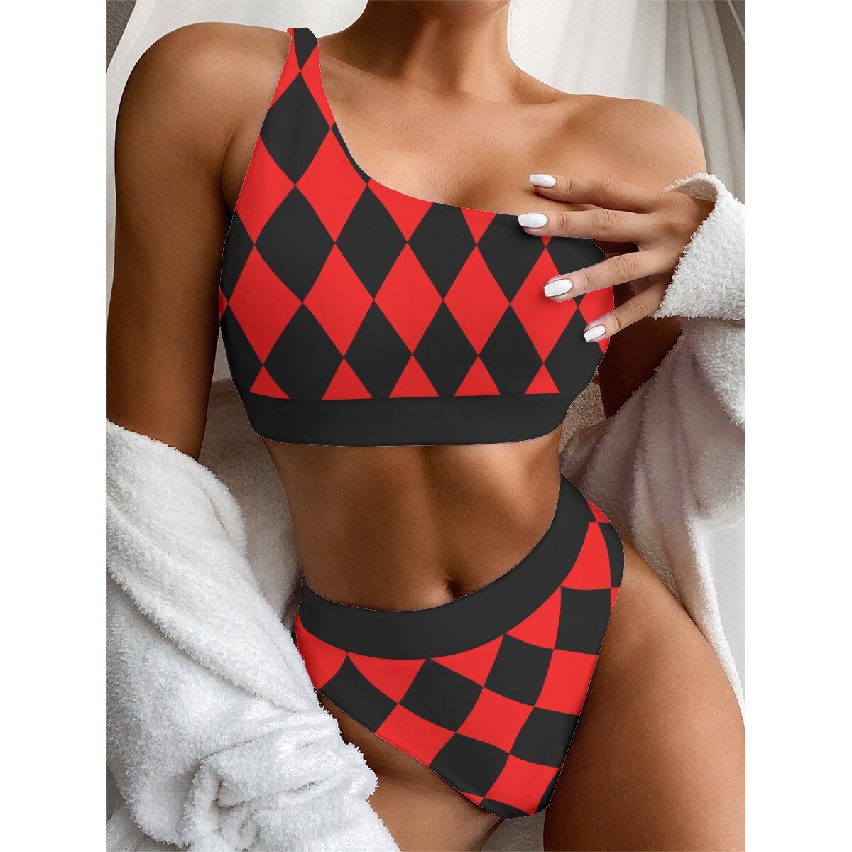 diamond bathing suit top