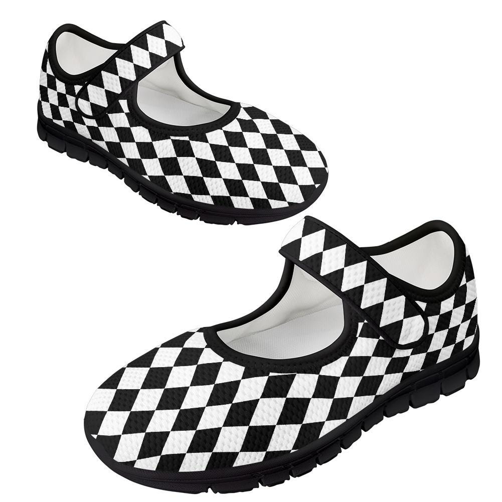 コリアグランドセール Women's Shoes White and Black Mary and Black Shoes Jane ジャケット・アウター