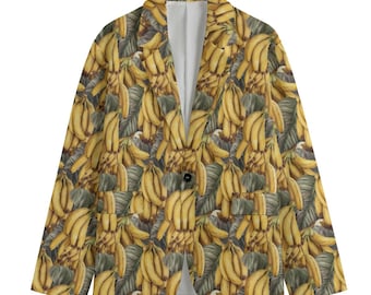 Bananen colbert Bananenblazer voor heren, blazer van 100% katoen