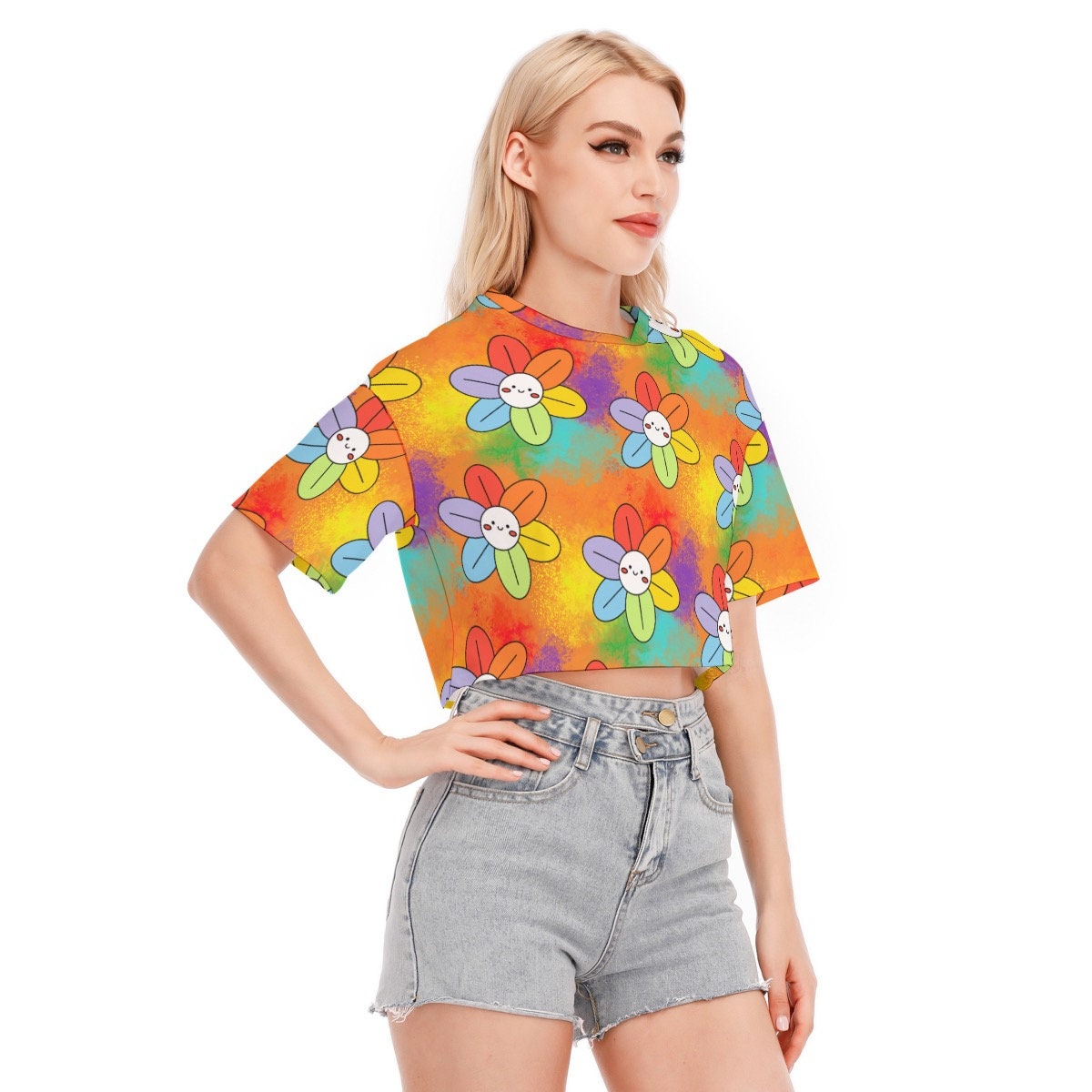 [YOUKSHIMWON] Funny Crop T-shirt ★人気★ The Original Computer Women's Cropped T-Shirt - Funny Crop