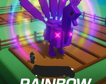 Roblox Grow A Garden - RAINBOW HUGE PEACOCK - insant delivery