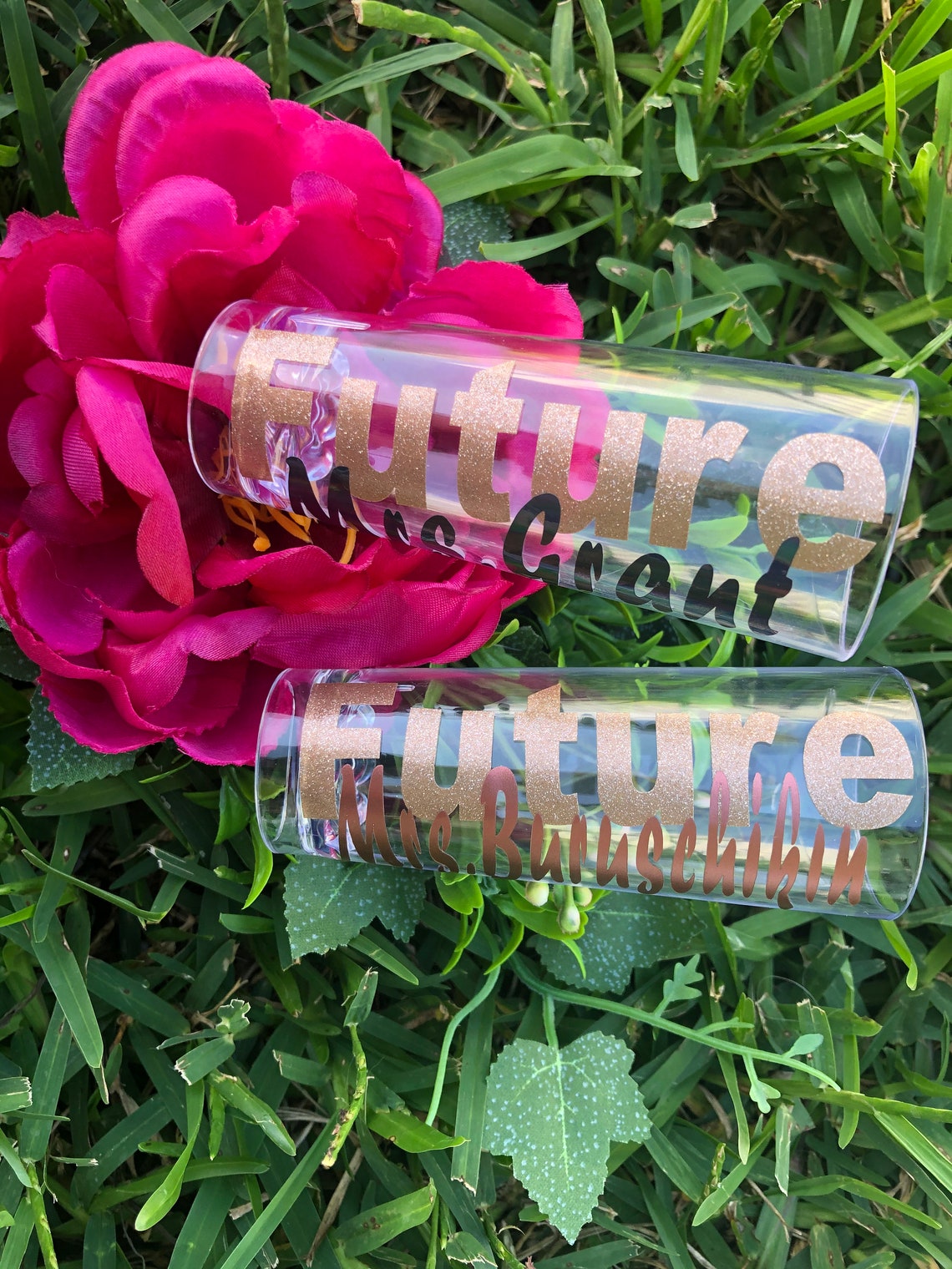 personalized plastic shot glasses