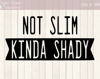 No slim un poco sombrío corte archivo SVG