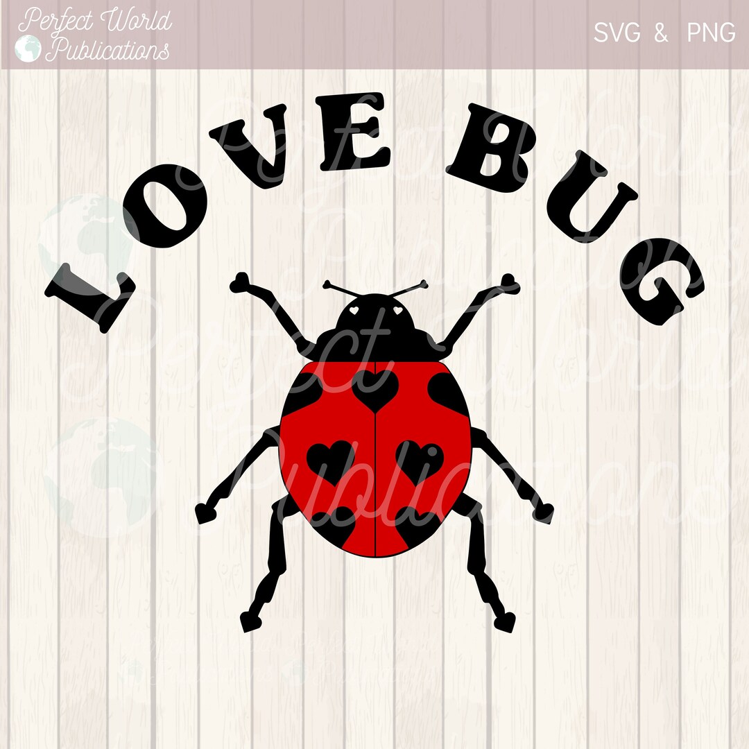 Love Bug Ladybug SVG- Ladybug Love Bug Cut File - Etsy
