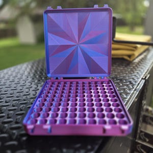 3ml 100 Slot Peptide/Insulin Storage pink/blue