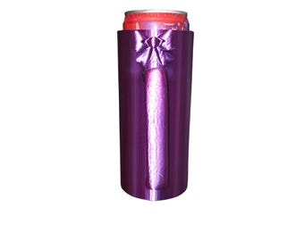 Purple 12oz Slim Can Holder