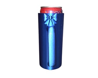 Blue 12oz Slim Can Holder