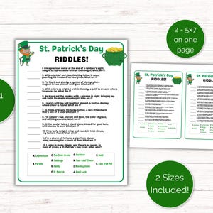 St Patricks Jokes, Printable St Patricks Day Riddles, St Patricks Day ...