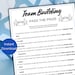 Team Building Pass the Prize, Printable Team Building Pass the Parcel ...