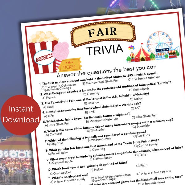 County Fair Party - Etsy