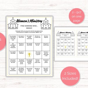 Womens Ministry Find Someone Who Game, Womens Ministry Bingo, Womens ...