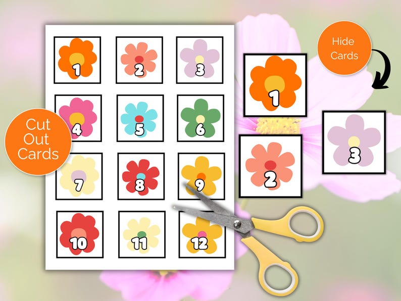 Flower Scavenger Hunt for Kids, Printable Flower Themed Activity for ...