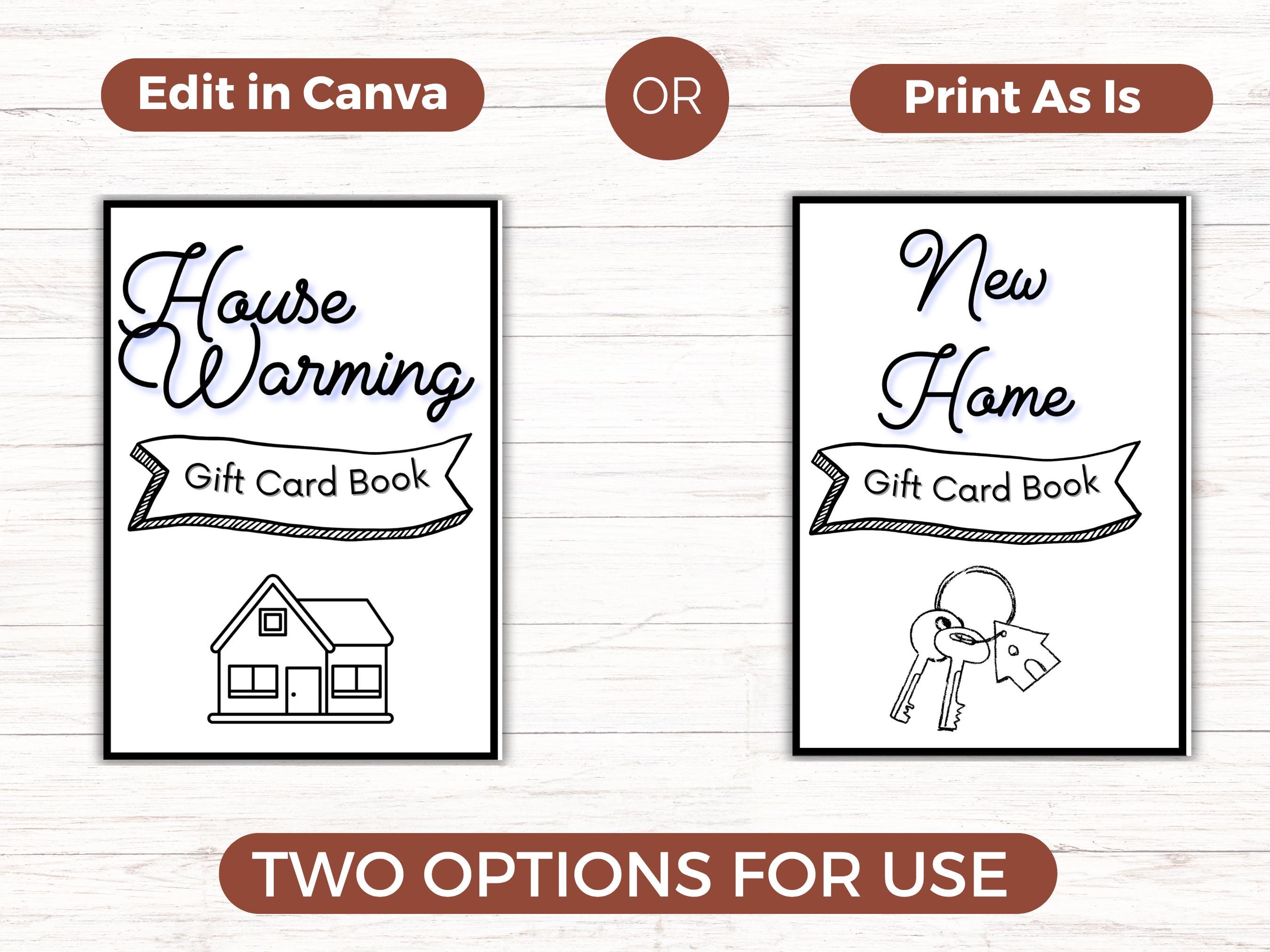 New Home Gift Card Book Editable Or Printable Housewarming Gift Card new-home-gift-card-book-editable-or-printable-housewarming-gift-card