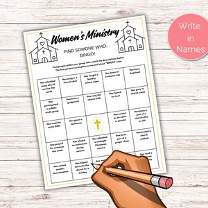 Womens Ministry Find Someone Who Game, Womens Ministry Bingo, Womens ...