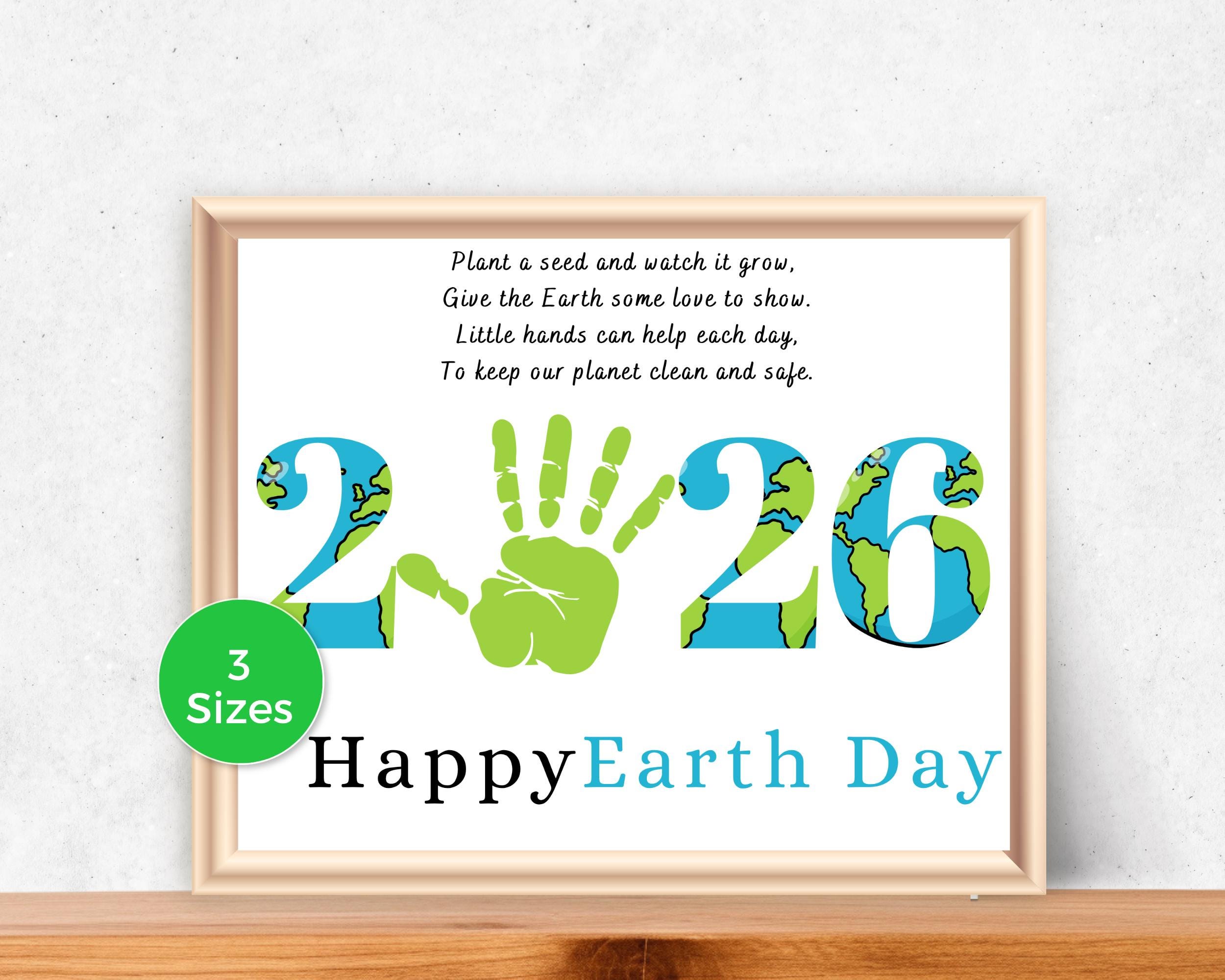 41 Easy Earth Day Crafts And Activities For Kids 36 Earth Day 2026 Handprint Art, Earth Day Handprint Craft for…