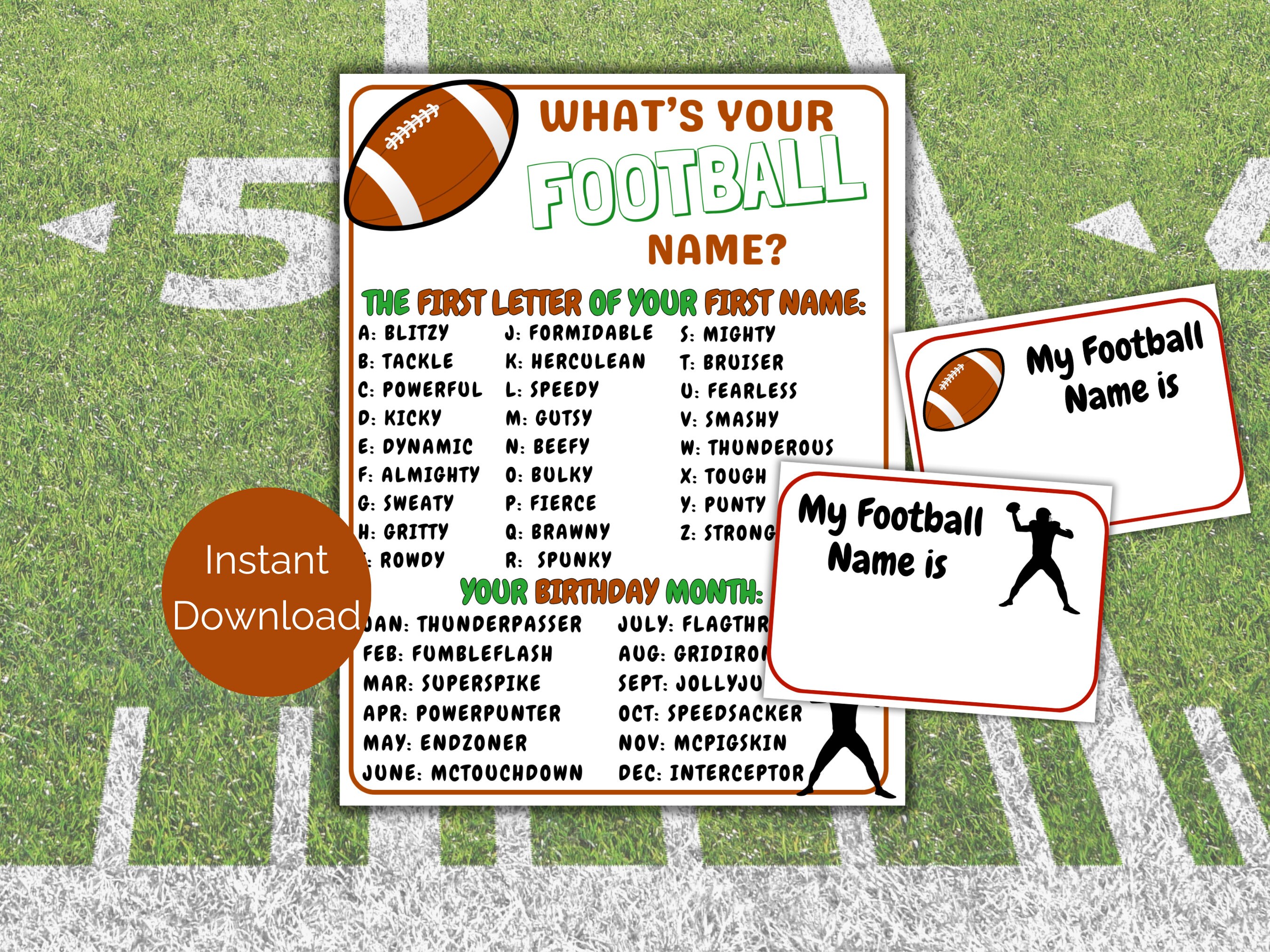 15 Super Football Minute to Win It Games Printable PDF Frugal Coupon