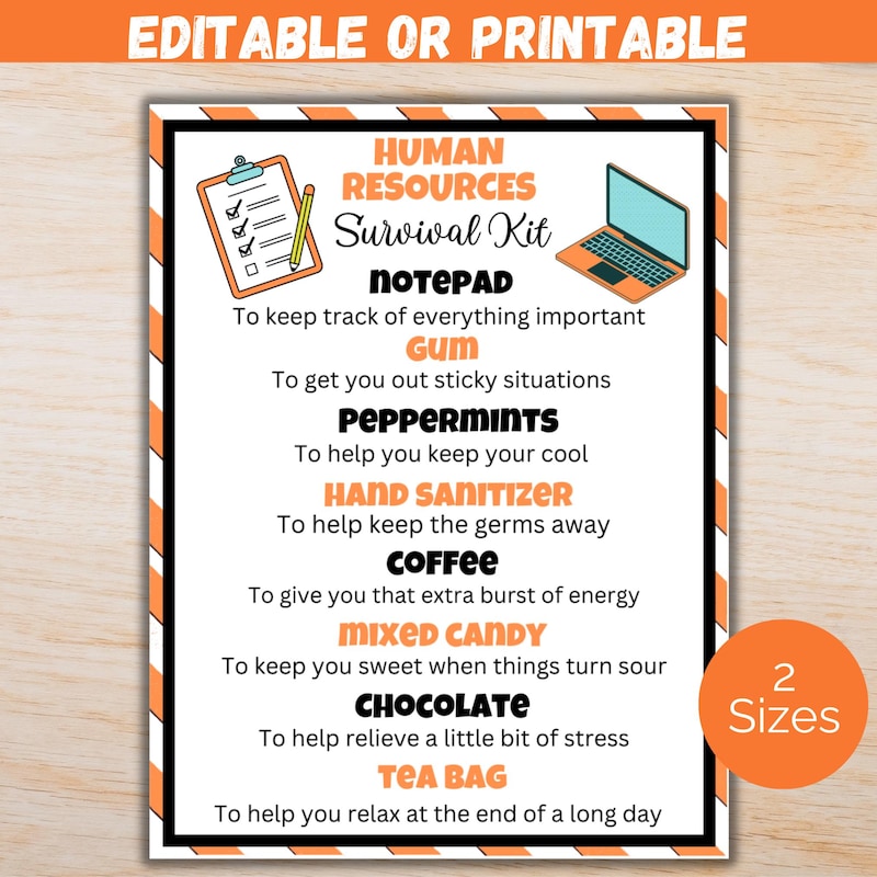 Employee Survival Kit - Etsy