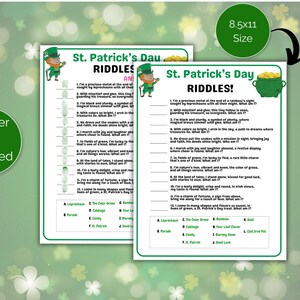 St Patricks Jokes, Printable St Patricks Day Riddles, St Patricks Day ...