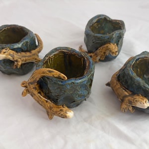 Otter Schwimmen Kurinuki Teebecher