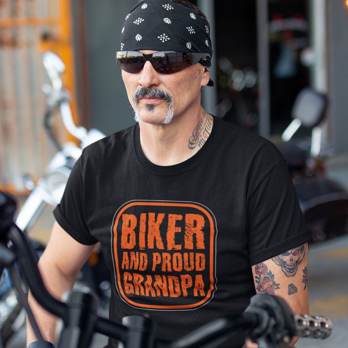 biker grandpa shirts