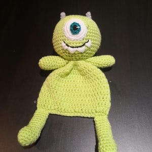 Crochet Doudou Doll Mike Wazowski