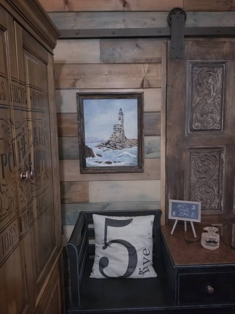 Aniva lighthouse artwork by Mary Lee