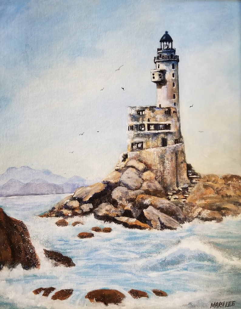 Aniva lighthouse artwork by Mary Lee