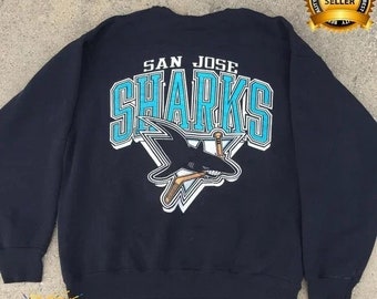 Vintage NHL San Jose Sharks Sweatshirt, San Jose Sharks Shirt, NHL Shirt, Unisex Tshirt, Best Gift Ever, Gift For Fan, Sport Shirt Hoodie