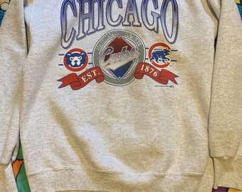 Vintage MLB Chicago Cubs Sweatshirt Or Shirt, MLB World Series Shirt, Chicago Shirt, Best Gift Ever, Gift For Fan, Sport Sweatshirt Hoodie