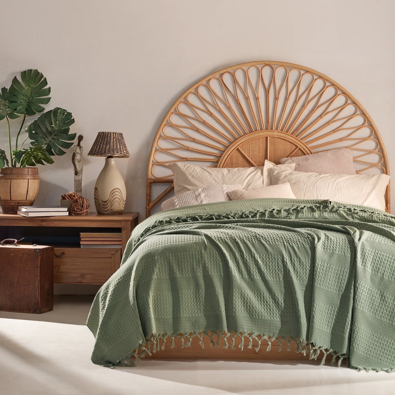 Sage Green Throw Waffle Blanket Large Sofa Throws King Etsy UK