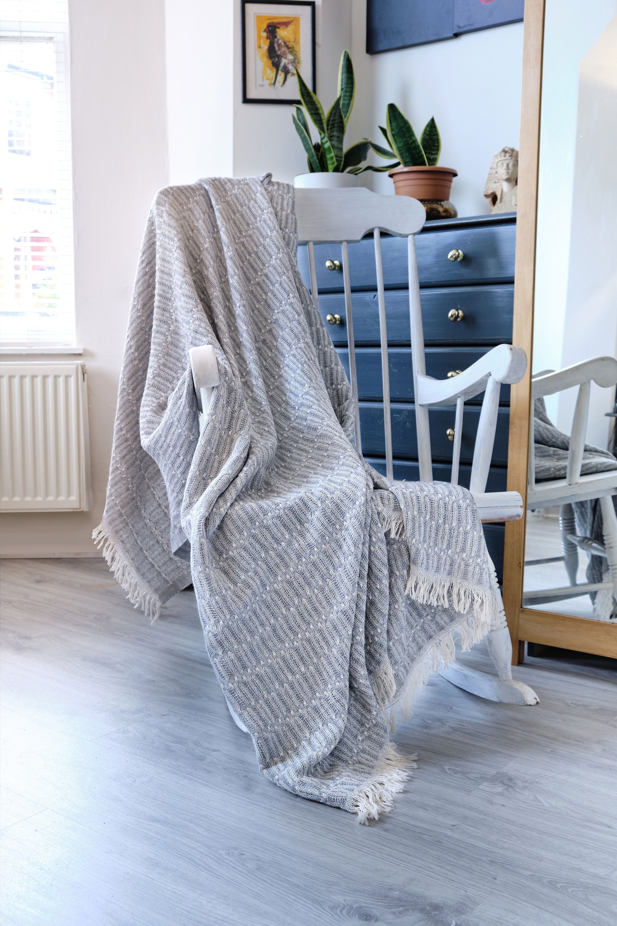 Original Turkish Knitted Throw Blanket For Couch Settee Sofa Armchair…