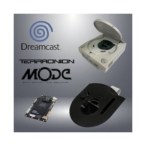 Sega Dream Cast Terraonion MODE ODE Extension de carte SD à montage imprimé en 3D