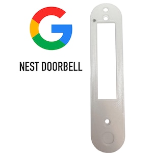 Google Nest Doorbell (Battery) Replacement Mounting Plate Spares With Magnet Embedded