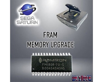 Sega Saturn / N64 / Mega CD FRAM Memory Upgrade Ramtron FM1808-70-SG 256KB Chip