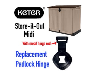 Keter Store it Out Midi Padlock Lock Hinge Replacement Storage Unit W26H Part