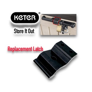 Loquet de remplacement pour couvercle Store It Out Keter, résistant aux intempéries, WLDC image 1