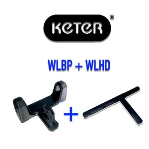Zamknięcie Keter WLHD + WLBP Części zamienne Zamek zatrzaskowy Store-It-Out Max ULTRA