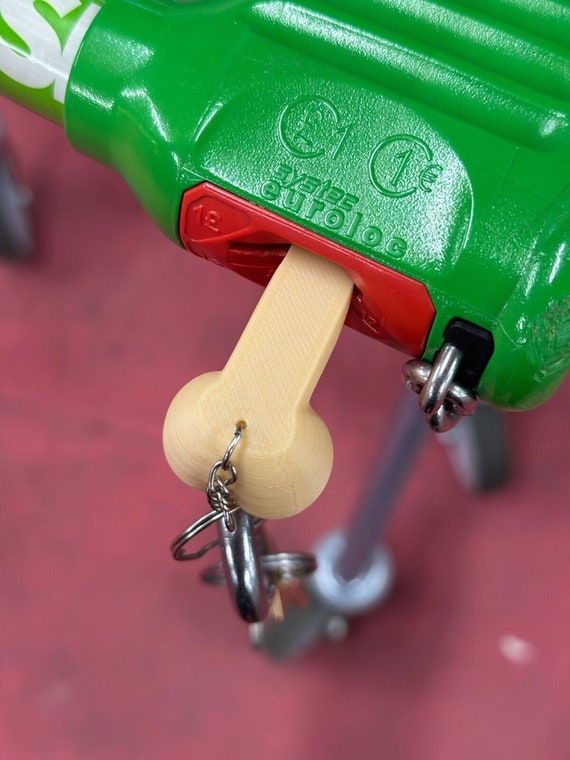 Fabulouz 2 Gettoni Per Carrello Della Spesa Con Portachiavi – Moneta Da 1 Sterlina A Forma Di Farfalla, Pratica Per Supermercati (Confezione Da 2)