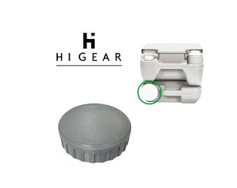 DARTMOOR / Hi-Gear Top Cap 10L 23L Portable Toilet Potty Camping Caravan